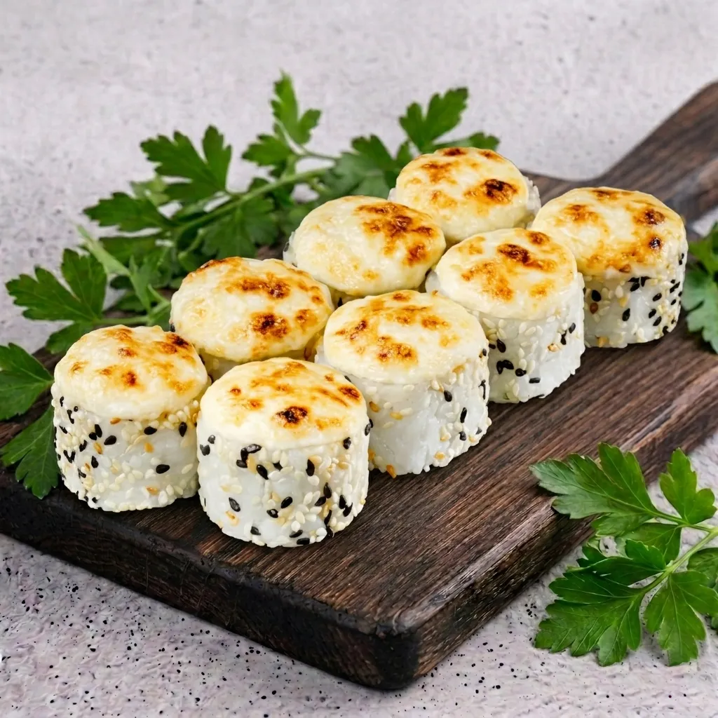 Запечённый нежный с креветкой